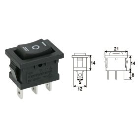   Billenő kapcsoló 3állású 1áramkör 6A 250V AC (5547 09084) RENDELÉS ALATT !!!!!!!