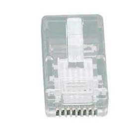   RJ45 CSATLAKOZÓ 8 / 8 UTP dugó CAT5e gigabit, sodrott, tömör erű kábelre.  KAPHATÓ !!!!!!!!