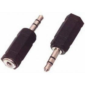   2.5mm sztereó dugó - 3.5mm sztereó alj. (CAGP21930BK) KAPHATÓ !!!!!