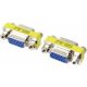 FÉM VGA mini adapter aljzat - aljzat KAPHATÓ !!!!!