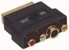 SCART dugó - 3 RCA aljzat aranyozott (audió/videó be és ki) kapcsolós (VGVP31902B) KAPHATÓ !!!!! SCART dugó - 3 RCA aljzat aranyozott (audió/videó be és ki) kapcsolós (VGVP31902B) KAPHATÓ !!!!!